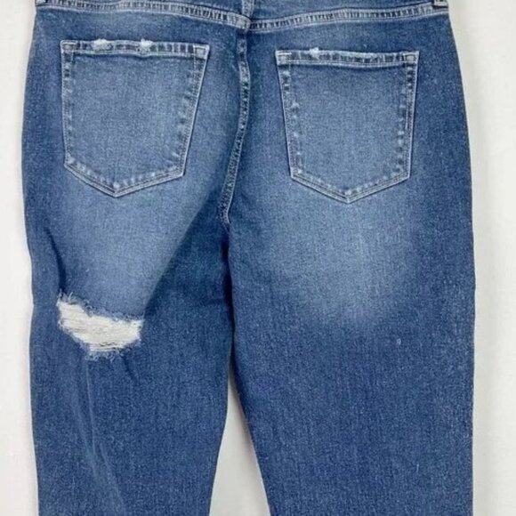 NWT Stitch Fix Nature Denim London High Rise Mom Jeans Distressed Size 4 27 NEW - Picture 6 of 10